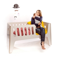 Berceau et fauteuil à bascule Rocky - Lit évolutif